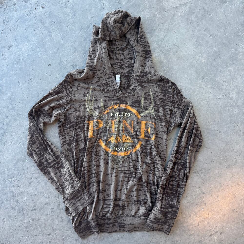 Vintage Y2k Pine Arizona Hike Outdoors Nature Longsleeve Lighweight Tee Medium